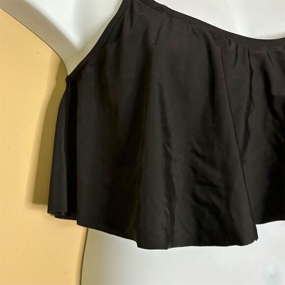 Torrid Women's Black Wireless Flounce Bikini Top Size 1X - Picture 4 of 11
